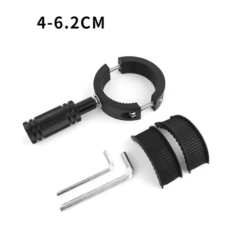 Motocikla priekšējo lukturu kronšteins Modificēts bufera pagarinājuma kronšteins Amortizējošais LED gaismas alumīnija sakausējuma kronšteins Viena cauruma caurules kronšteins