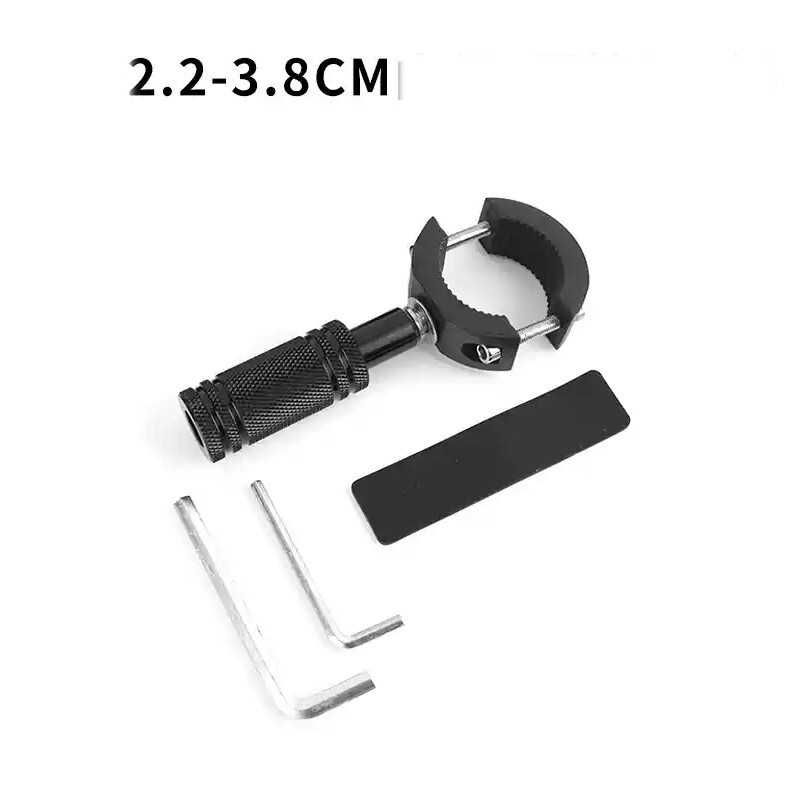 Motocikla priekšējo lukturu kronšteins Modificēts bufera pagarinājuma kronšteins Amortizējošais LED gaismas alumīnija sakausējuma kronšteins Viena cauruma caurules kronšteins