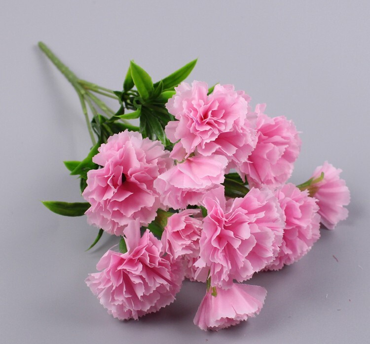 Buchet de Garoafe Simulate Cadou de Ziua Mamei 10 Garoafe Floare Decorat Casa Garoafe