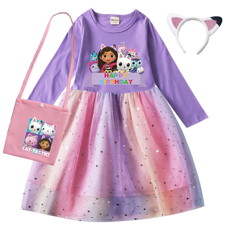 Gabby`s Dollhouse animaciniai drabužiai mergaitėms 