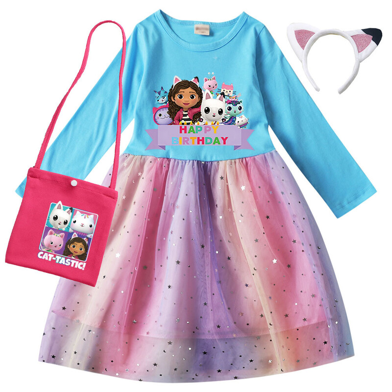 Gabby`s Dollhouse animaciniai drabužiai mergaitėms 