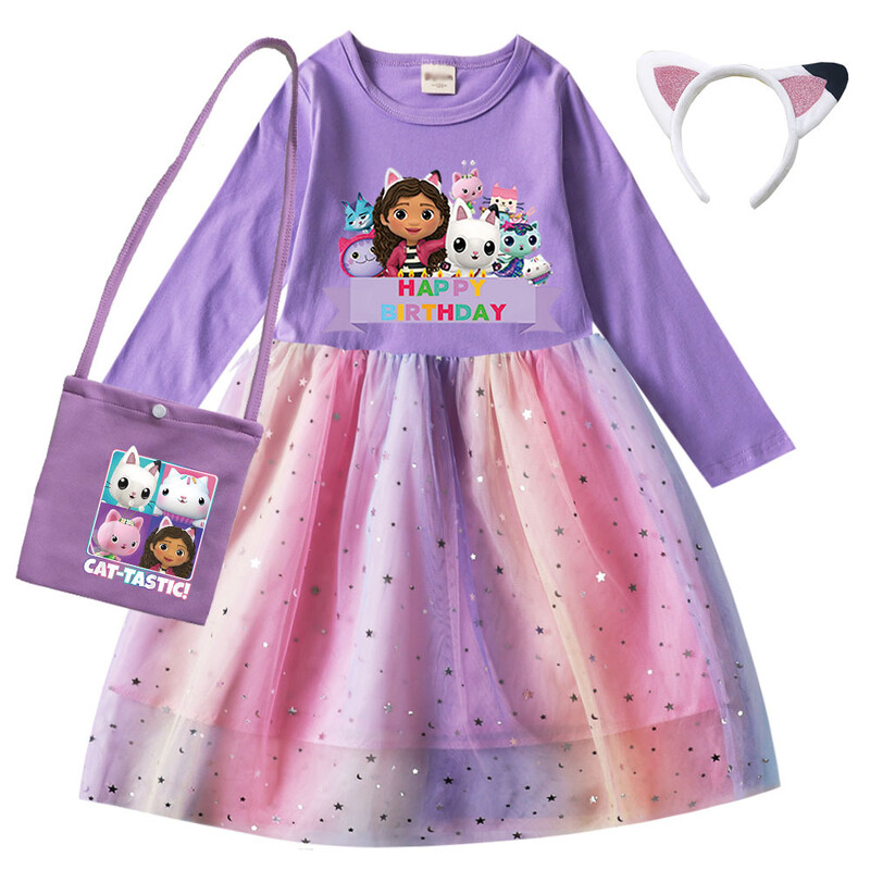 Gabby`s Dollhouse animaciniai drabužiai mergaitėms 