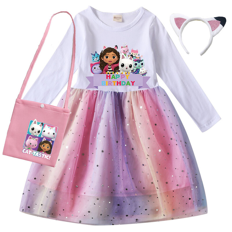 Gabby`s Dollhouse animaciniai drabužiai mergaitėms 