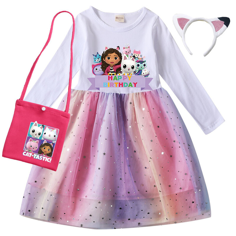 Gabby`s Dollhouse animaciniai drabužiai mergaitėms 