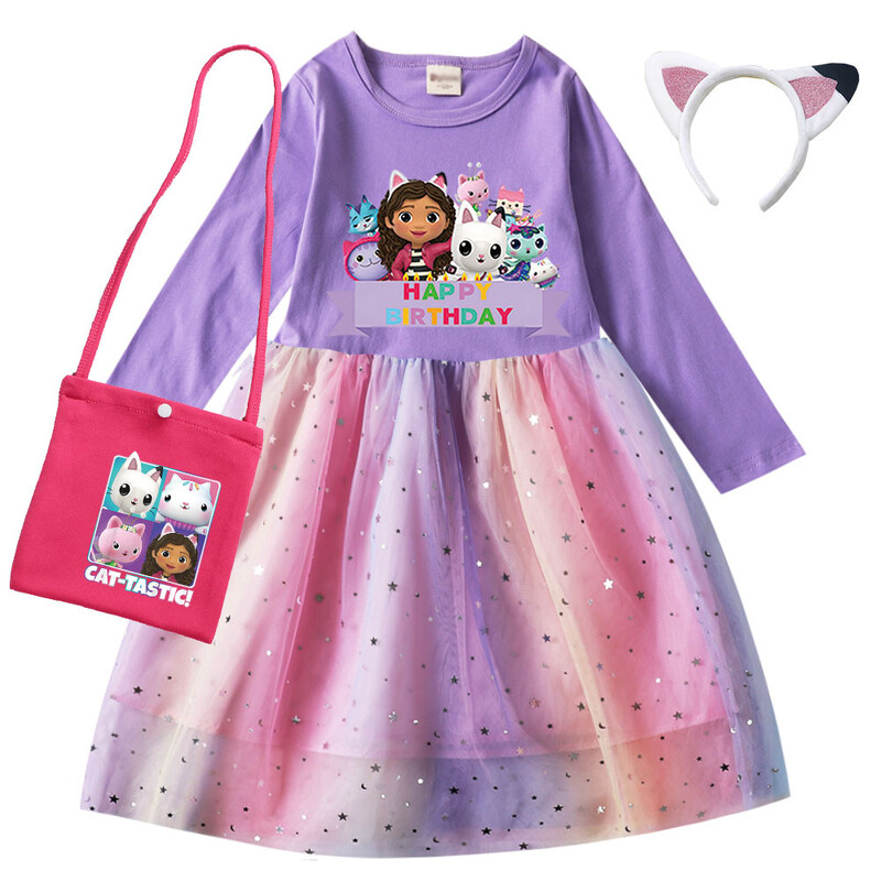 Gabby`s Dollhouse animaciniai drabužiai mergaitėms 