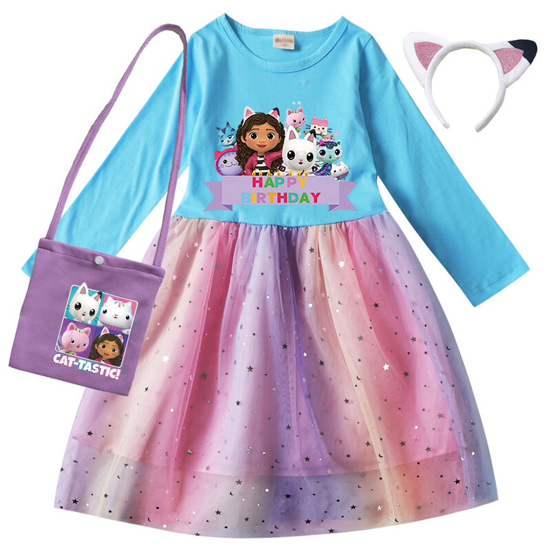 Gabby`s Dollhouse animaciniai drabužiai mergaitėms 