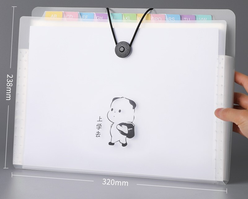 Aplankas a4 studento testo popieriaus klasifikacija saugojimo knyga daugiasluoksnis aplankas didelės talpos bylų maišelis permatomas maišelis akordeonas