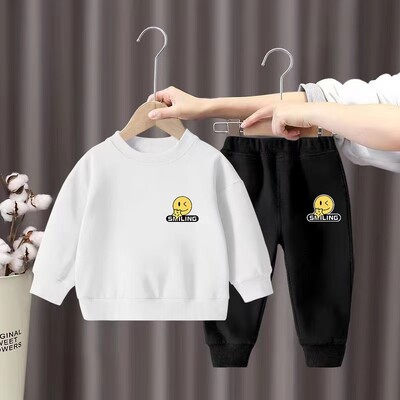 Rudeninis kūdikių mergaičių berniuko drabužių rinkinys vaikams marginti megztiniai viršus ir apatinė kelnių dalis, 2 dalių kostiumas, vaikiškas laisvalaikio apranga, sportiniai kostiumai