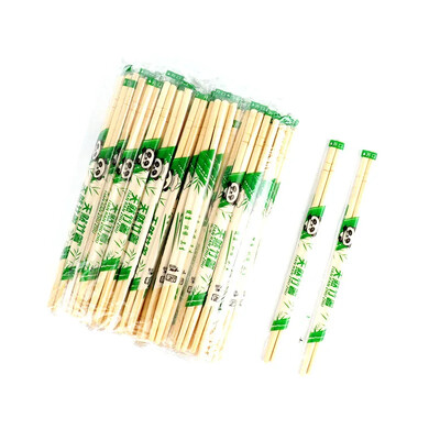 50 ξυλάκια μιας χρήσης, ατομικά συσκευασμένα ξυλάκια για εστιατόρια Κινέζικα μπαμπού ξυλάκια για οικιακή χρήση