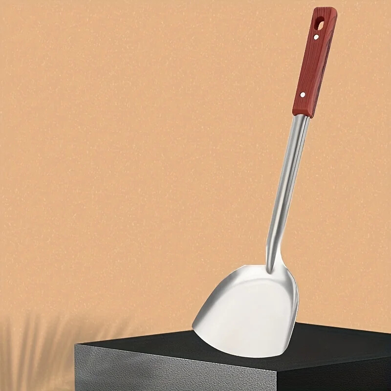 1/3 vnt. sutirštinto nerūdijančio plieno kepimo geležies mentelė, virtuvės neprideganti keptuvė specialus šaukštas, buitinių virtuvės reikmenų rinkinys