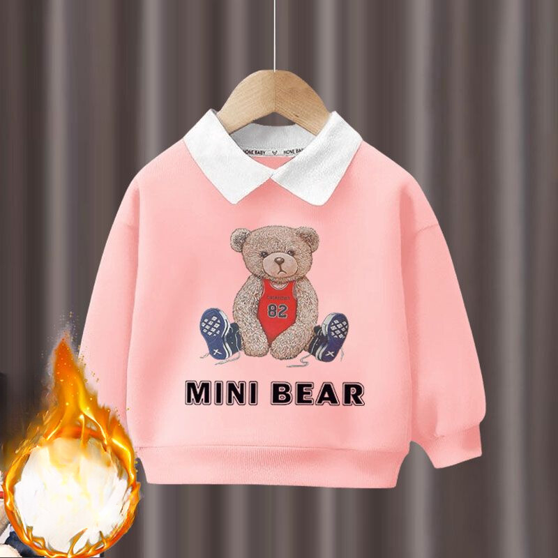 Rudeninis kūdikių mergaičių rūbų rinkinys vaikiškas berniukas atvartas Animacinis spaudinys megztiniai ir kelnės 2vnt Kostiumas Vaikiški sportiniai kostiumai