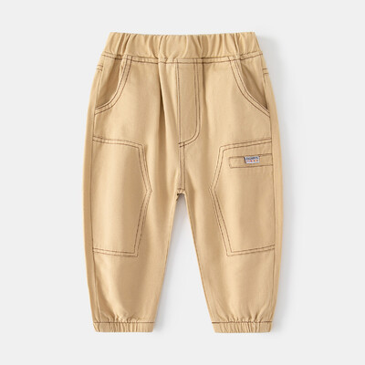 Άνοιξη Φθινόπωρο Παιδικό Παντελόνι 1-6 ετών Παιδικό Αγόρι 1-6 ετών Μαλακό φαρδύ βαμβακερό ελαστικό παιδικό παντελόνι για αγόρι στη μέση