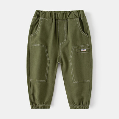 Άνοιξη Φθινόπωρο Παιδικό Παντελόνι 1-6 ετών Παιδικό Αγόρι 1-6 ετών Μαλακό φαρδύ βαμβακερό ελαστικό παιδικό παντελόνι για αγόρι στη μέση