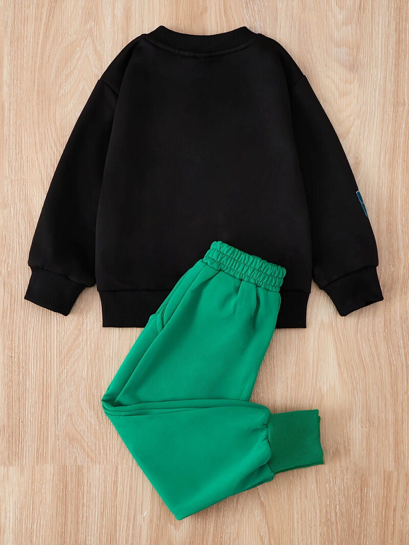 Pavasara mazuļu meitenes zēnu apģērbu komplekts bērniem sporta karikatūra lāču džemperis, augšdaļa un bikses ar dibenu, divdaļīgs uzvalks kokvilnas treniņtērps