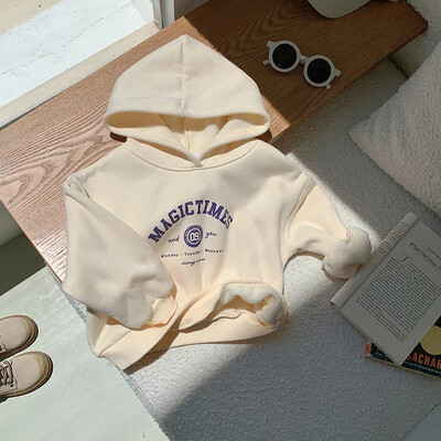 Παιδικές κουκούλες Winter Plus Velvet Hoodies για αγόρια Fleece Παιδικό Φούτερ Thicken Girl Πουλόβερ Ζεστά μπλουζάκια για εφήβους Βρεφικά ρούχα