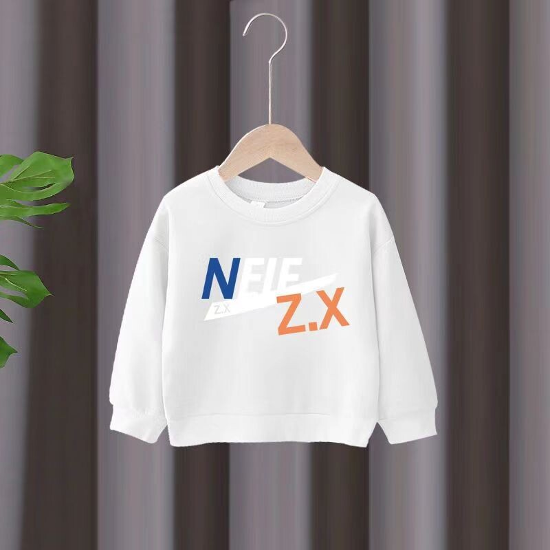 Rudens kūdikių mergaičių rūbų rinkinys Vaikų berniukų raidėmis marginti megztiniai viršus ir kelnaičių apatinė dalis 2 dalių kostiumas ilgomis rankovėmis sportiniai kostiumai