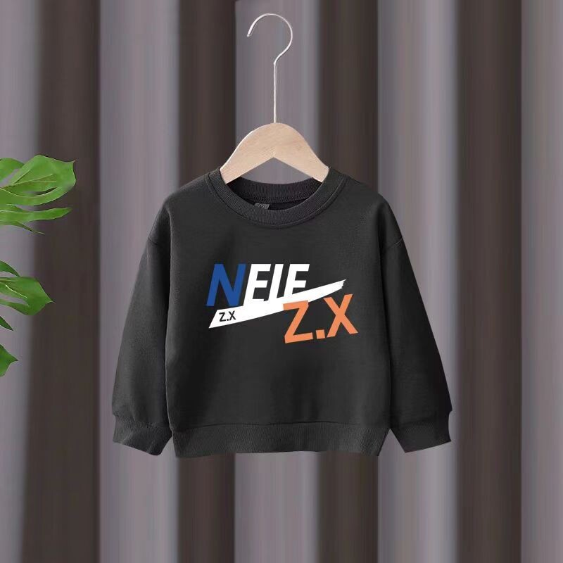 Rudens kūdikių mergaičių rūbų rinkinys Vaikų berniukų raidėmis marginti megztiniai viršus ir kelnaičių apatinė dalis 2 dalių kostiumas ilgomis rankovėmis sportiniai kostiumai