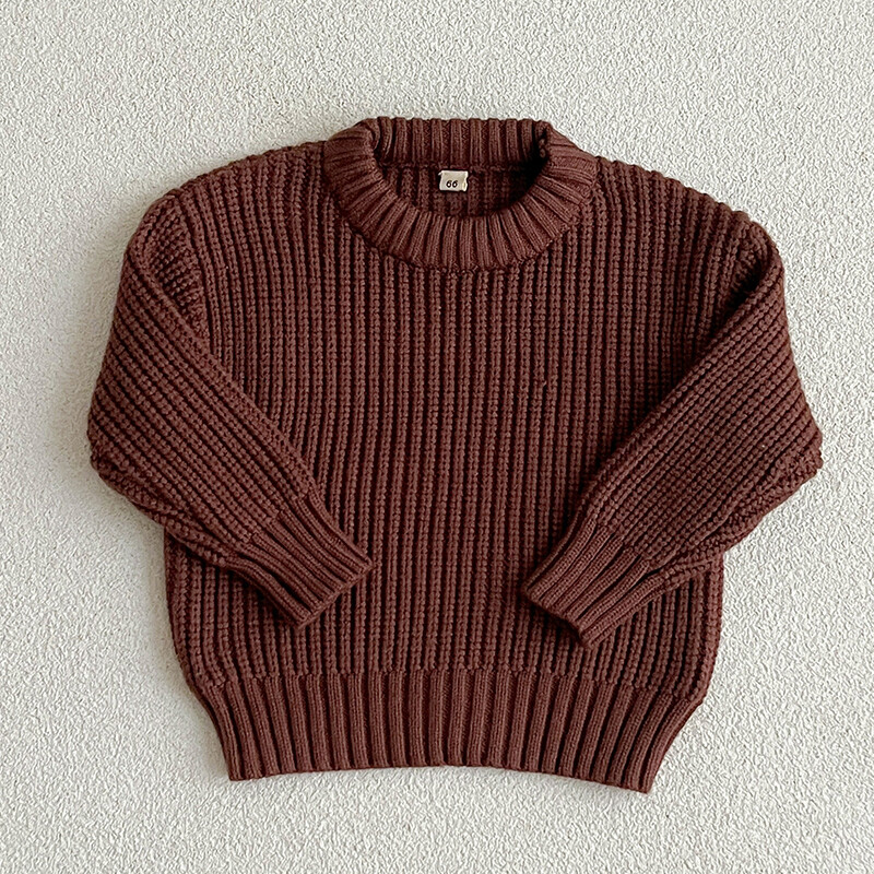 Vaikams Kūdikių Laisvas Megztinis Megztas Rudens Žiemos Kūdikių Drabužiai Mergaitei Drabužiai Apvalia Kakle Vaiko Mažylio Mergaitei Berniukui Megztinis Kūdikių Viršutiniai drabužiai