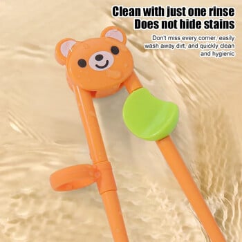 1 Ζευγάρι Πολύχρωμα Cute Bear Panda Cat Learning Chopsticks για Παιδιά Παιδιά Κινέζικα Chopstick Learner Gifts