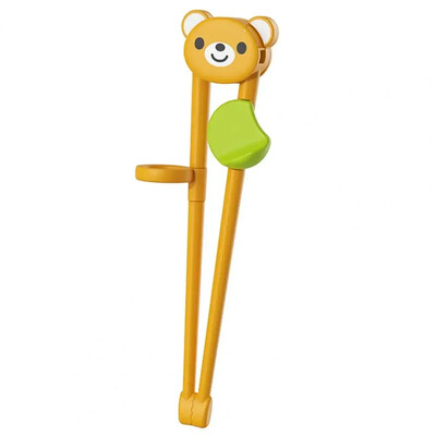1 Ζευγάρι Πολύχρωμα Cute Bear Panda Cat Learning Chopsticks για Παιδιά Παιδιά Κινέζικα Chopstick Learner Gifts