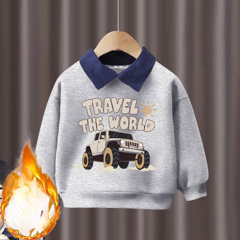 Rudens mazuļu meiteņu drēbju komplekts bērniem zēnu atloks karikatūra apdrukāta džemperīši džemperi un bikses 2gab uzvalks bērnu treniņtērpi