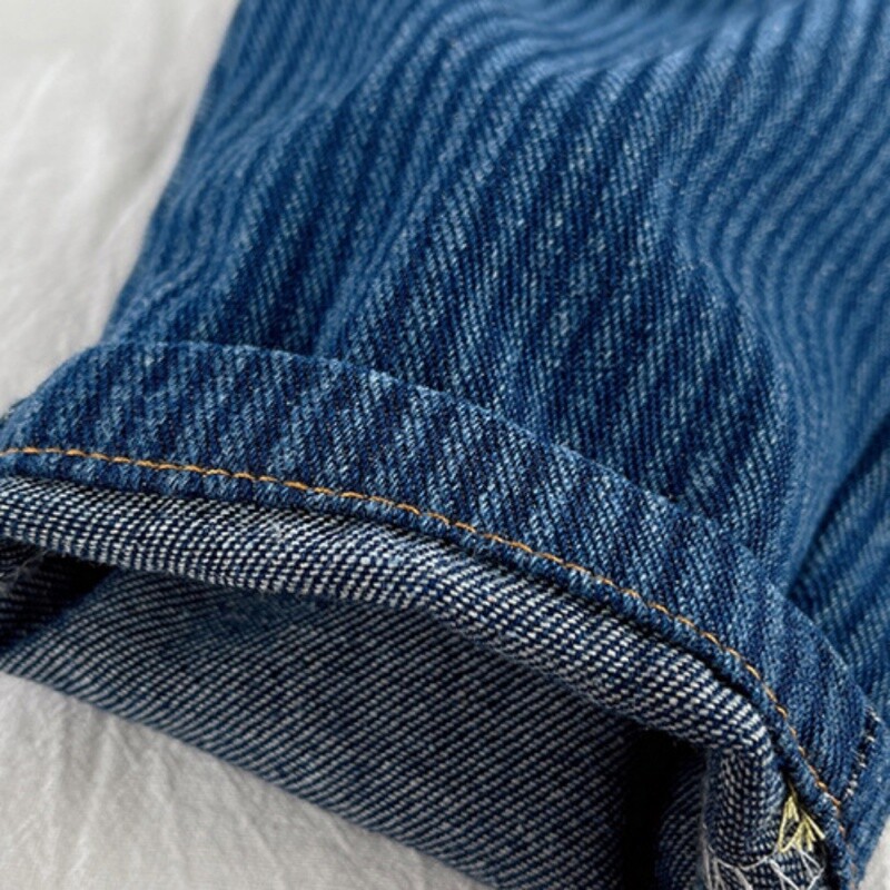 Csíkos tipegő farmernadrág Baba lányoknak Fiúk Nadrág Magas Derék Szilárd kívül Gyerek Nadrág Őszi Téli Divat Kid Cowboy Farmer