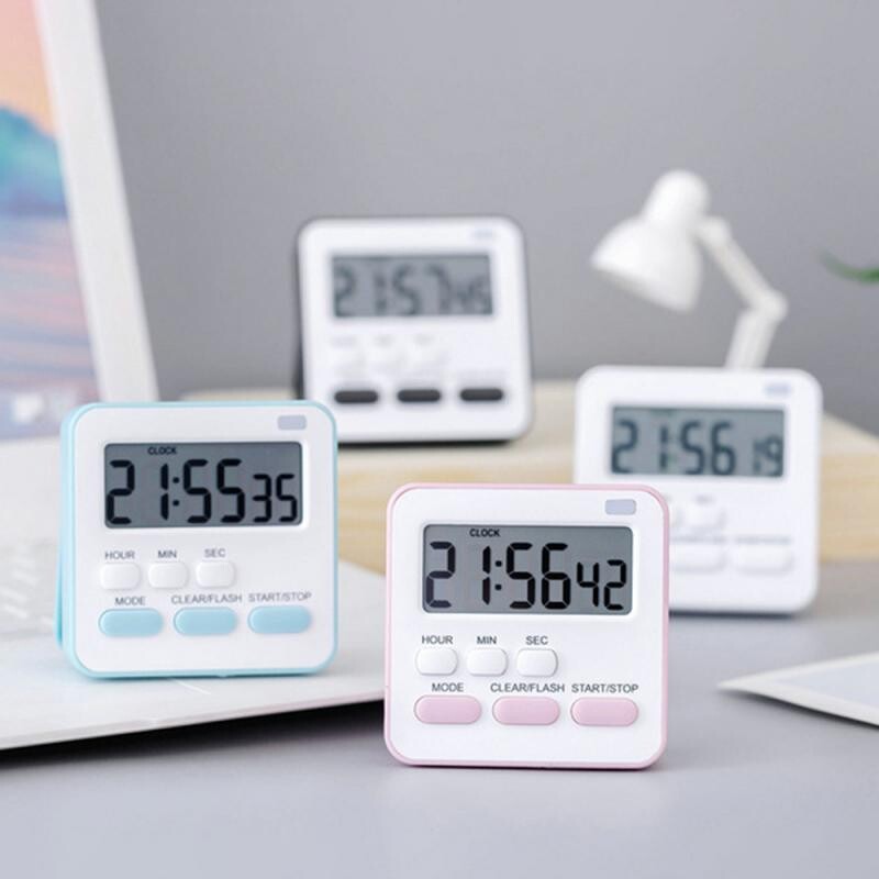 Atmiņas funkcija Modinātājs Mācību taimeris Virtuves taimeris Virtuves rīki Jaudīgi mazs pulkstenis Gatavošana Atpakaļskaitīšana Modinātāja spēle