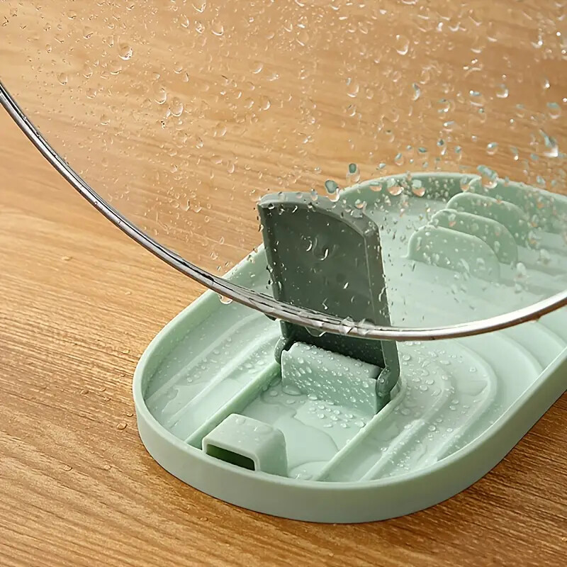 1/2 vnt. polichrominis šiaurietiško stiliaus puodų laikiklis, dangtis, kastuvas laikymo lentynai, praktiški daugiafunkciniai virtuvės reikmenys, neslystantys