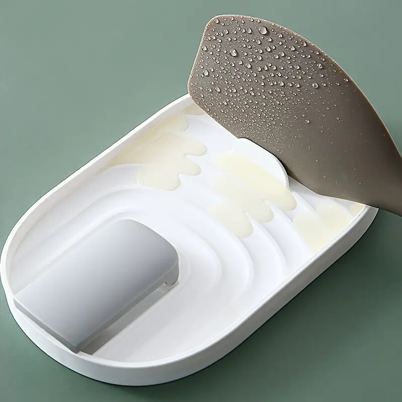 1/2 vnt. polichrominis šiaurietiško stiliaus puodų laikiklis, dangtis, kastuvas laikymo lentynai, praktiški daugiafunkciniai virtuvės reikmenys, neslystantys