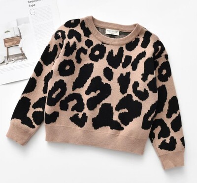 Bebeluși Copii Fete Pulover tricot cu mânecă lungă cu imprimare cireșe Toamna Iarnă Copii Fete Pulovere Pulovere Haine pentru copii