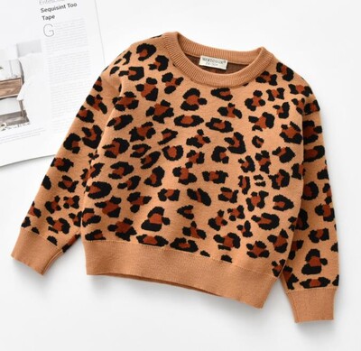 Bebeluși Copii Fete Pulover tricot cu mânecă lungă cu imprimare cireșe Toamna Iarnă Copii Fete Pulovere Pulovere Haine pentru copii