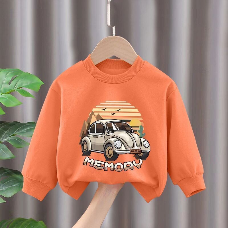 Rudens mazuļu zēnu drēbes Modes apdrukāti T-krekli un bikses, 2 dab. komplekts, bērni, meitenes, ikdienišķi, augšējie tērpi, treniņtērpi