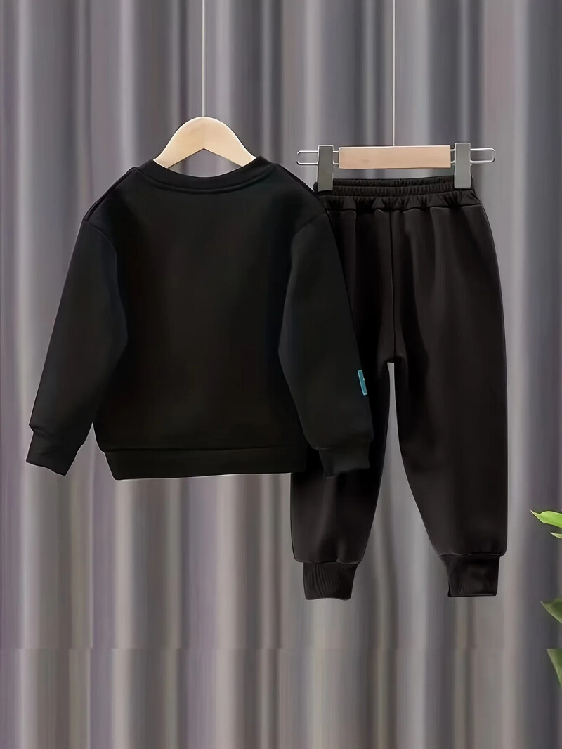 Rudens kūdikių mergaičių berniuko rūbų komplektas vaikams sportinis animacinių filmų meškiukas megztinis viršus ir kelnės užpakaliukas dviejų dalių kostiumas medvilninis sportinis kostiumas