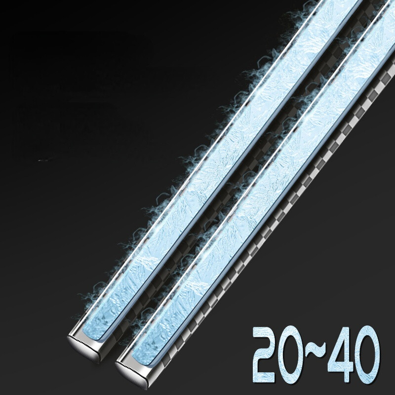 Antibakterijski štapići od nehrđajućeg čelika, metal za lasersko graviranje, neklizajući, korejsko kuhinjsko posuđe, otporno na plijesan, kinesko jelo