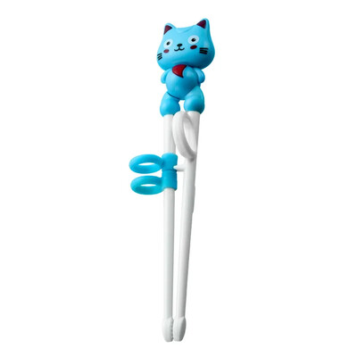 1 Pair Learning Chopstick Training Correction Cute Cat Baby Kids Children Chinese Chopsticks Learner Πλαστικά επιτραπέζια σκεύη κουζίνας