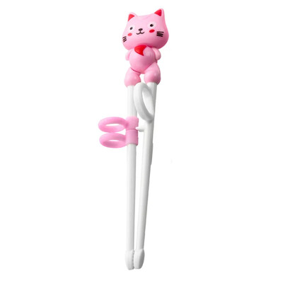 1 Pair Learning Chopstick Training Correction Cute Cat Baby Kids Children Chinese Chopsticks Learner Πλαστικά επιτραπέζια σκεύη κουζίνας