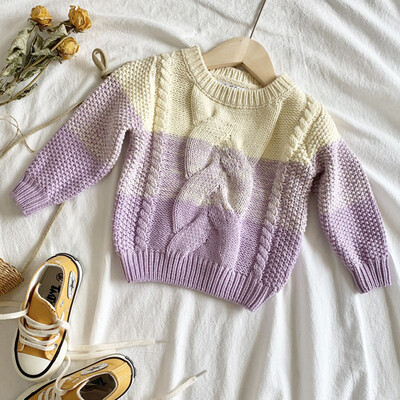 Μακρυμάνικο πλεκτό πουλόβερ 1-7 ετών Χριστουγεννιάτικο Χιονάνθρωπος Παιδικό Κοριτσίστικο Νέο Φθινόπωρο 2020 Χειμώνας Βρεφικά Πουλόβερ Παιδικά Κορίτσια