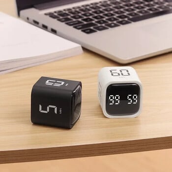 Παραγωγικότητα Cube Timer Οθόνη LED αναστροφής αισθητήρα βαρύτητας 4 Προκαθορισμένος χρόνος Διπλές λειτουργίες Αντίστροφη μέτρηση Μελέτη μαγειρέματος Μίνι ψηφιακός χρονοδιακόπτης