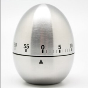 Čelični kuhinjski mjerač vremena s alarmom za kuhanje jaja od jabuke Odbrojavanje 0-55 min