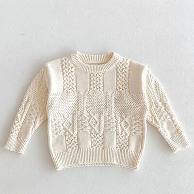 Πλεκτό πουλόβερ για κορίτσια για μωρά 1-6 ετών Ρούχα για μωρά για βρέφη Βρεφικά νεογέννητα Πλεκτά χειμωνιάτικα μακρυμάνικα μωρά πουλόβερ
