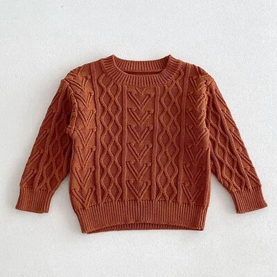 Πλεκτό πουλόβερ για κορίτσια για μωρά 1-6 ετών Ρούχα για μωρά για βρέφη Βρεφικά νεογέννητα Πλεκτά χειμωνιάτικα μακρυμάνικα μωρά πουλόβερ