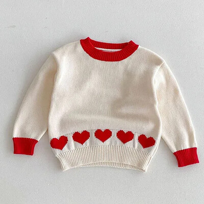 Πλεκτό πουλόβερ για κορίτσια για μωρά 1-6 ετών Ρούχα για μωρά για βρέφη Βρεφικά νεογέννητα Πλεκτά χειμωνιάτικα μακρυμάνικα μωρά πουλόβερ