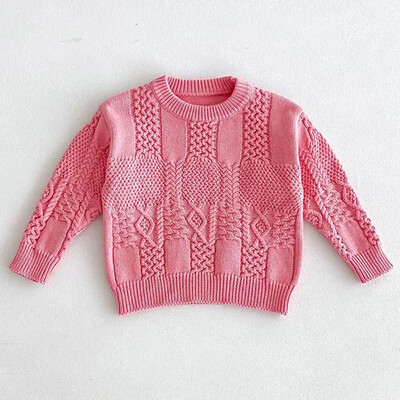 Πλεκτό πουλόβερ για κορίτσια για μωρά 1-6 ετών Ρούχα για μωρά για βρέφη Βρεφικά νεογέννητα Πλεκτά χειμωνιάτικα μακρυμάνικα μωρά πουλόβερ