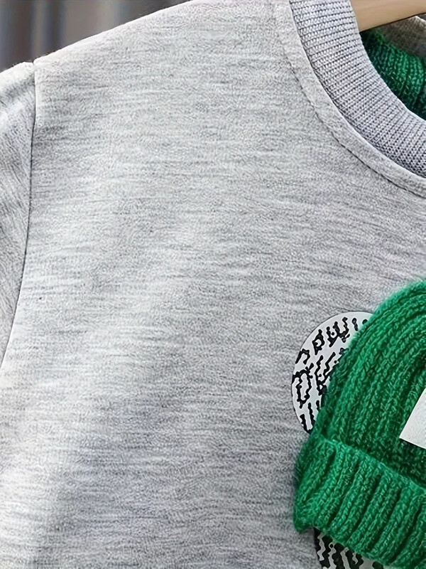 Tavaszi gyerekek fiú rajzfilm medve felső és alsó 2 részes ruhakészlet baba lány kapucnis pulóver pulóver nadrág felszerelés gyerek Ropa