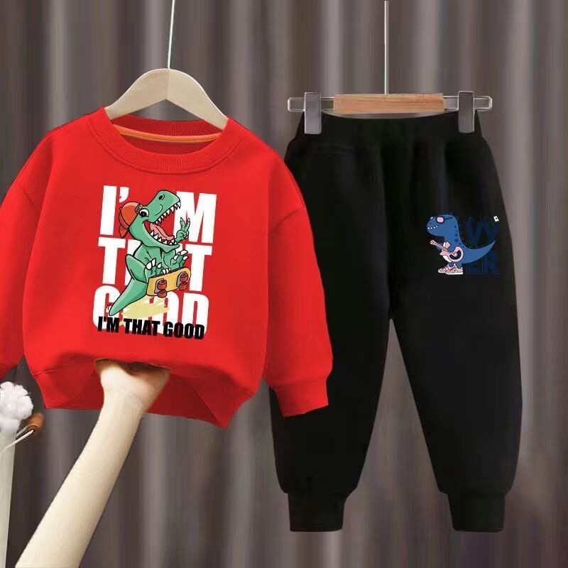 Φθινοπωρινό σετ ρούχων για κοριτσάκι Παιδικά κινούμενα σχέδια Φούτερ με στάμπα μπλούζα και παντελόνι στο κάτω μέρος 2 τεμάχια αθλητική φόρμα