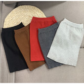 2024 Φθινόπωρο κορίτσια 1-8 ετών Casual πλέξιμο φούστα απλά χρώματα