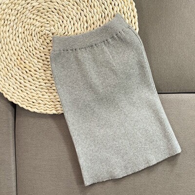 2024 Φθινόπωρο κορίτσια 1-8 ετών Casual πλέξιμο φούστα απλά χρώματα