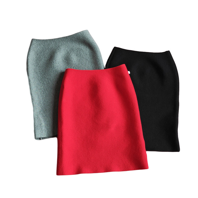 Κοριτσίστικη φούστα άνοιξη και φθινόπωρο Baby Pencil φούστα Ελαστική Slim Fit One Step Φούστα Κόκκινη παιδική casual φούστα