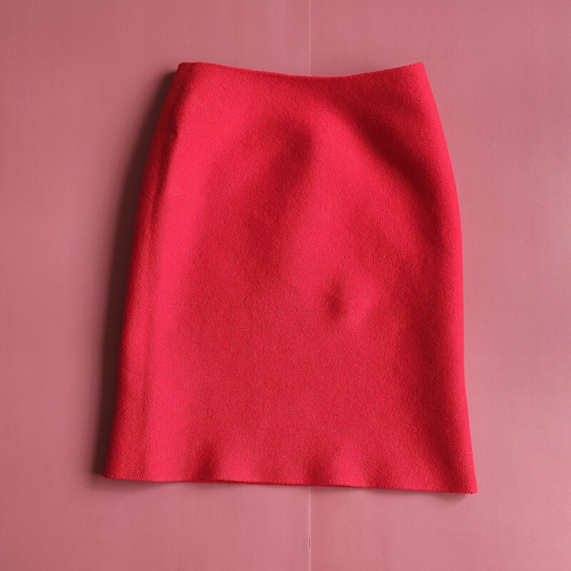 Κοριτσίστικη φούστα άνοιξη και φθινόπωρο Baby Pencil φούστα Ελαστική Slim Fit One Step Φούστα Κόκκινη παιδική casual φούστα