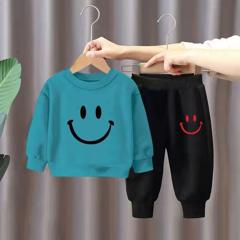 Φθινοπωρινά ρούχα για αγοράκια Μόδα μπλουζάκια και παντελόνια σετ 2 τεμαχίων Παιδικά κορίτσια casual top κάτω φόρμες αθλητικές φόρμες